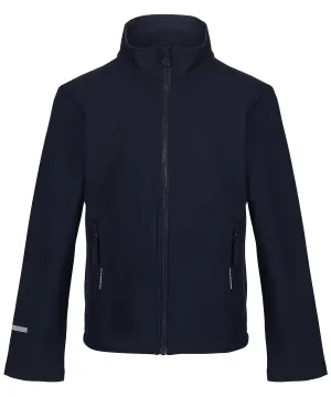 Navy - Kids Ablaze softshell jacket