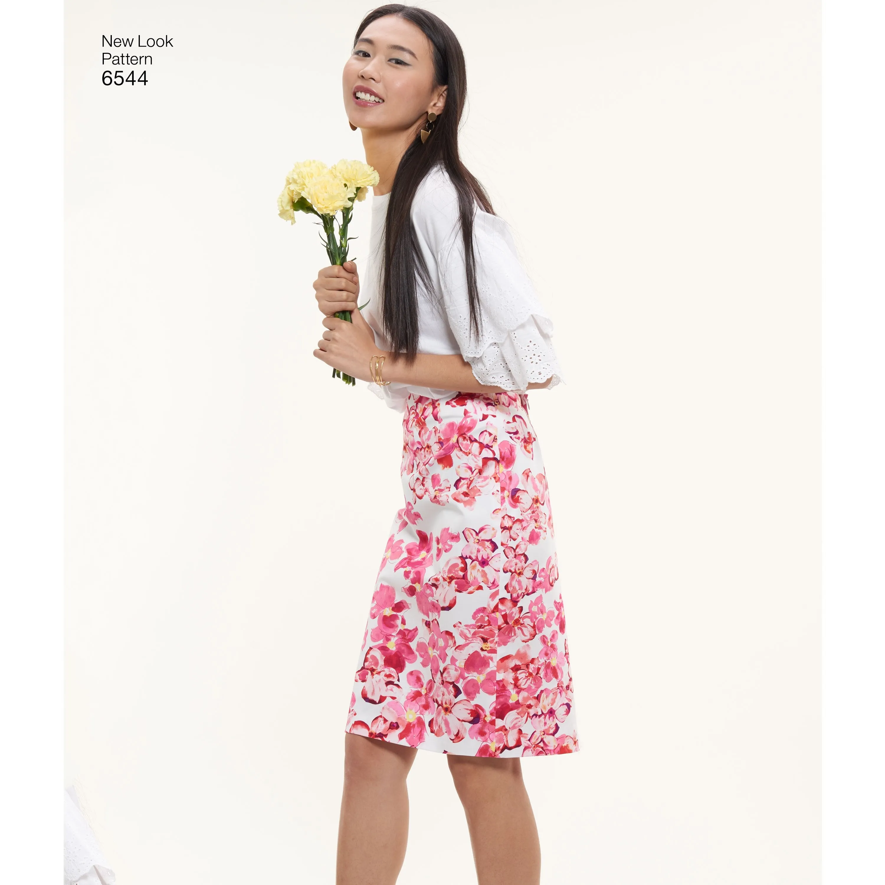 NL6544 Pencil Skirt Pattern | Two Lengths