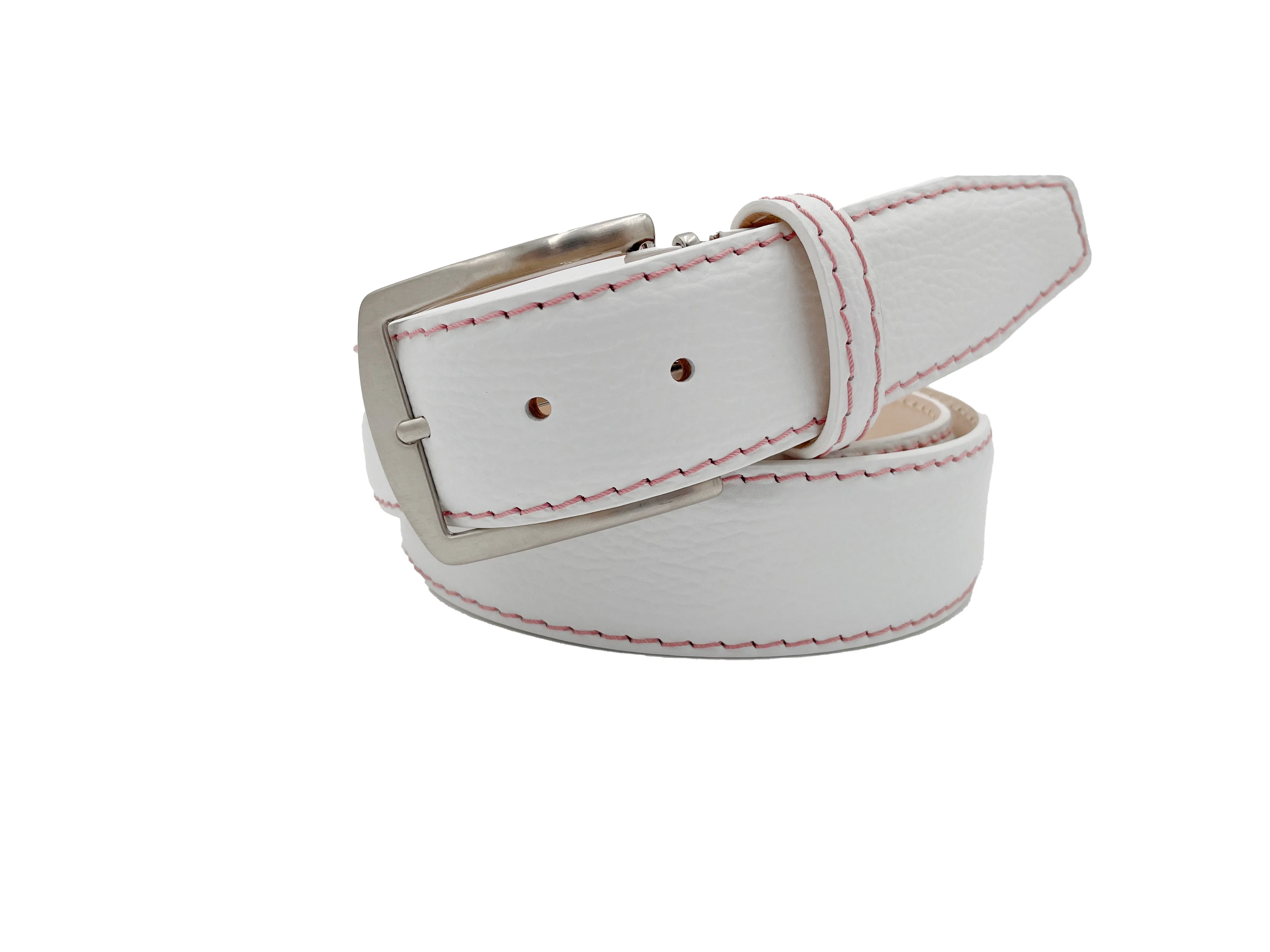 Pebble Grain Belt - White