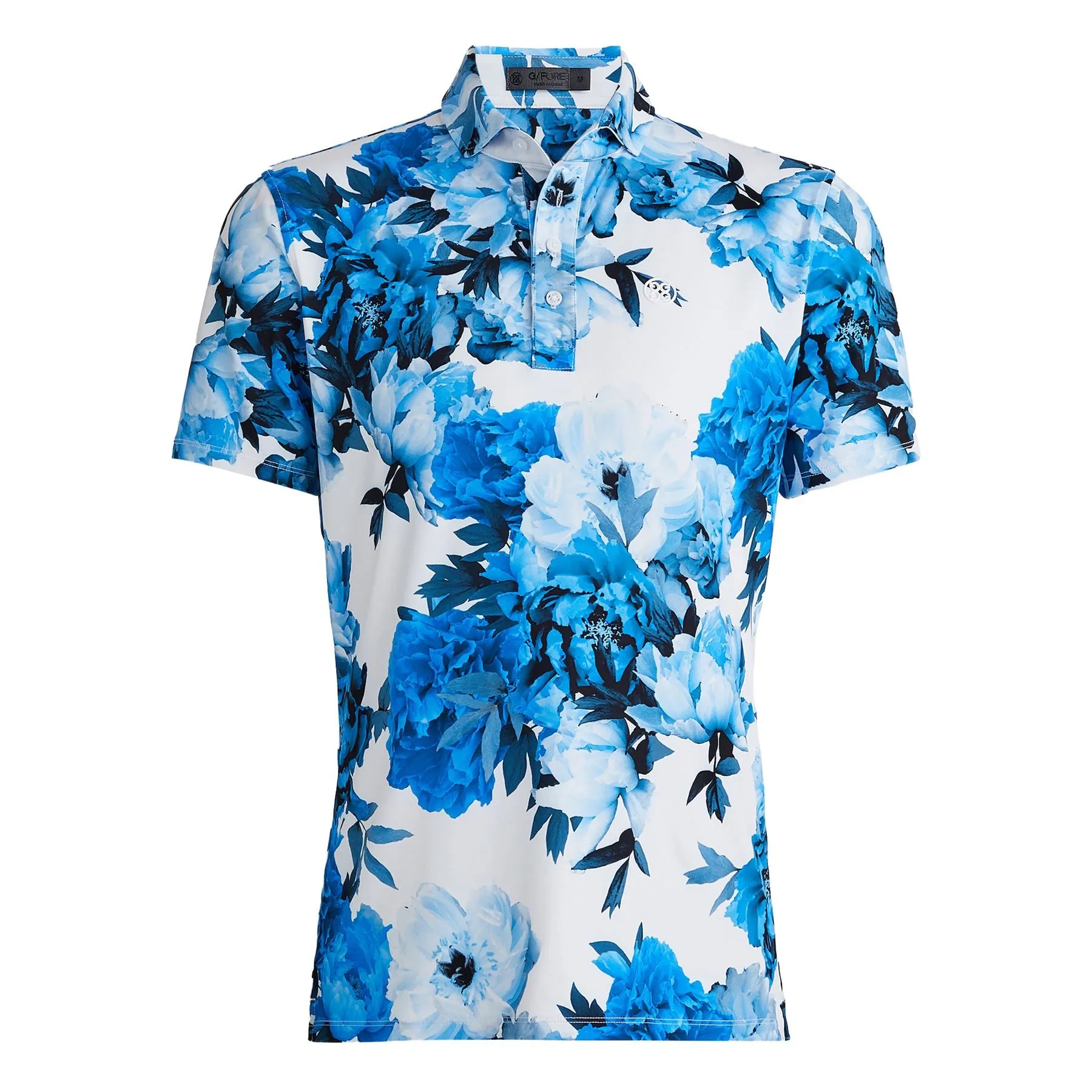 Photo Floral Tech Jersey Polo Racer - AW23