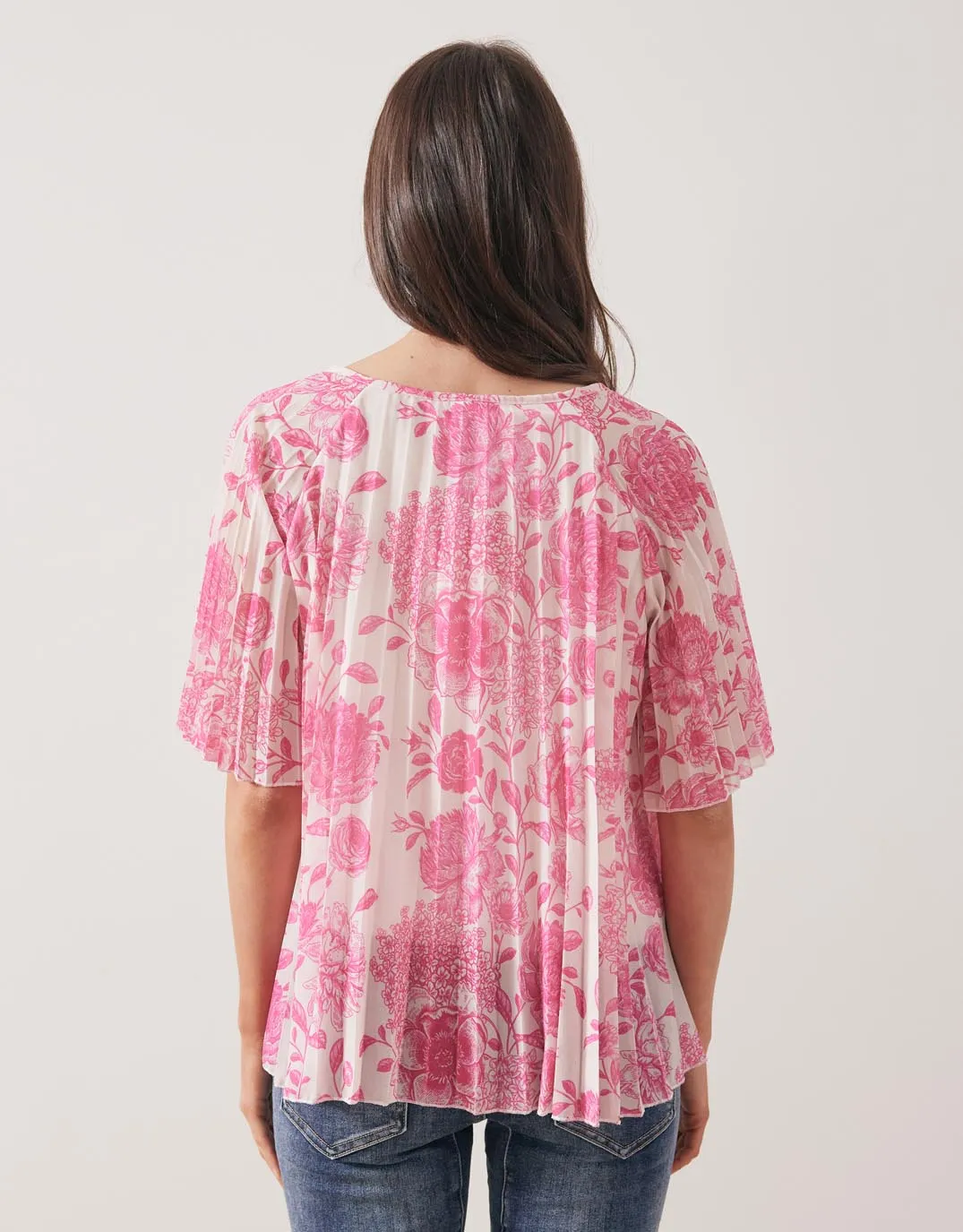 Pleated Top - Pink