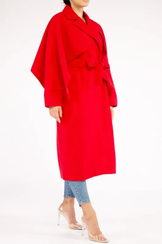 Red Trench Jacket