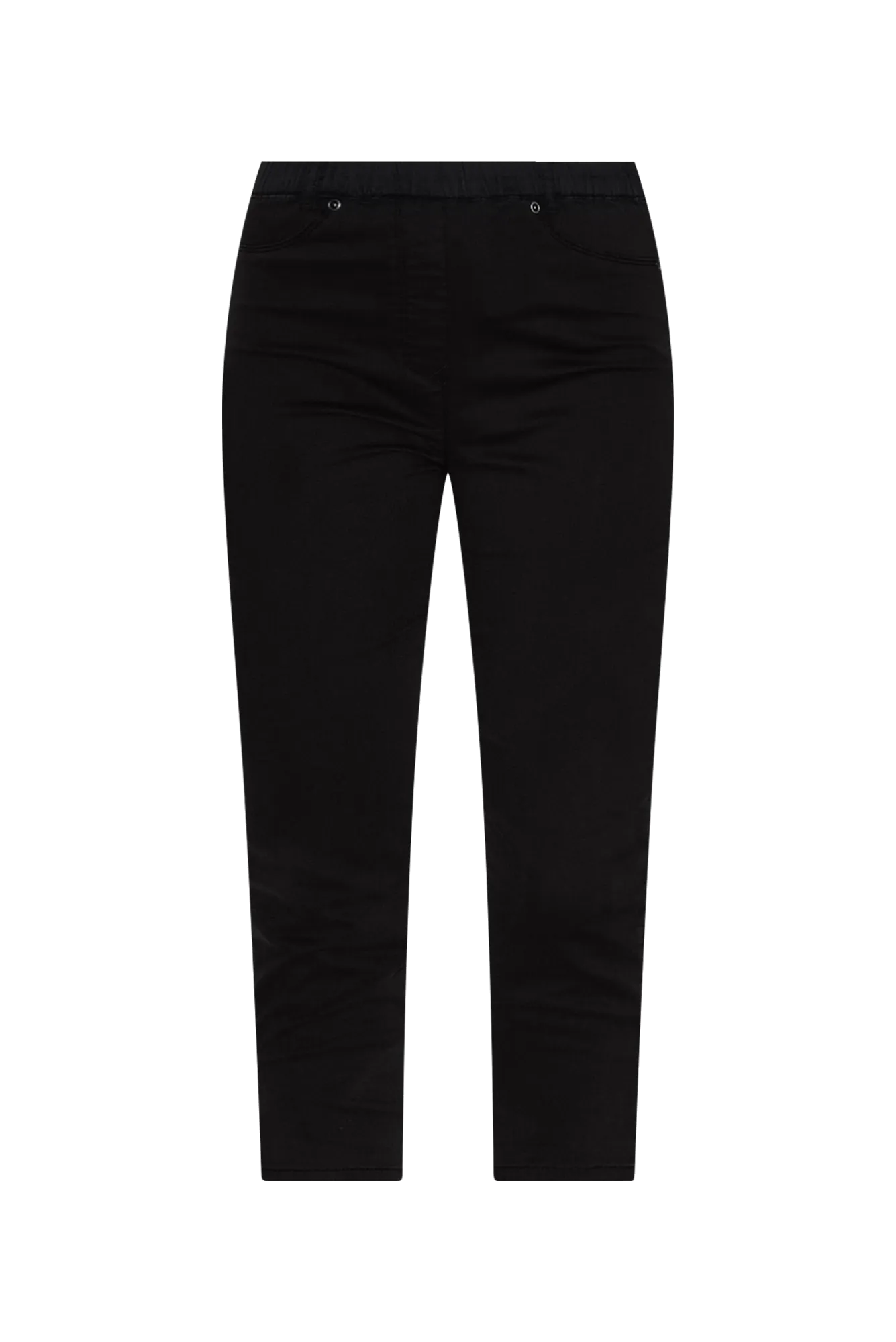 Reed Black Stretch Cotton Capri Pants