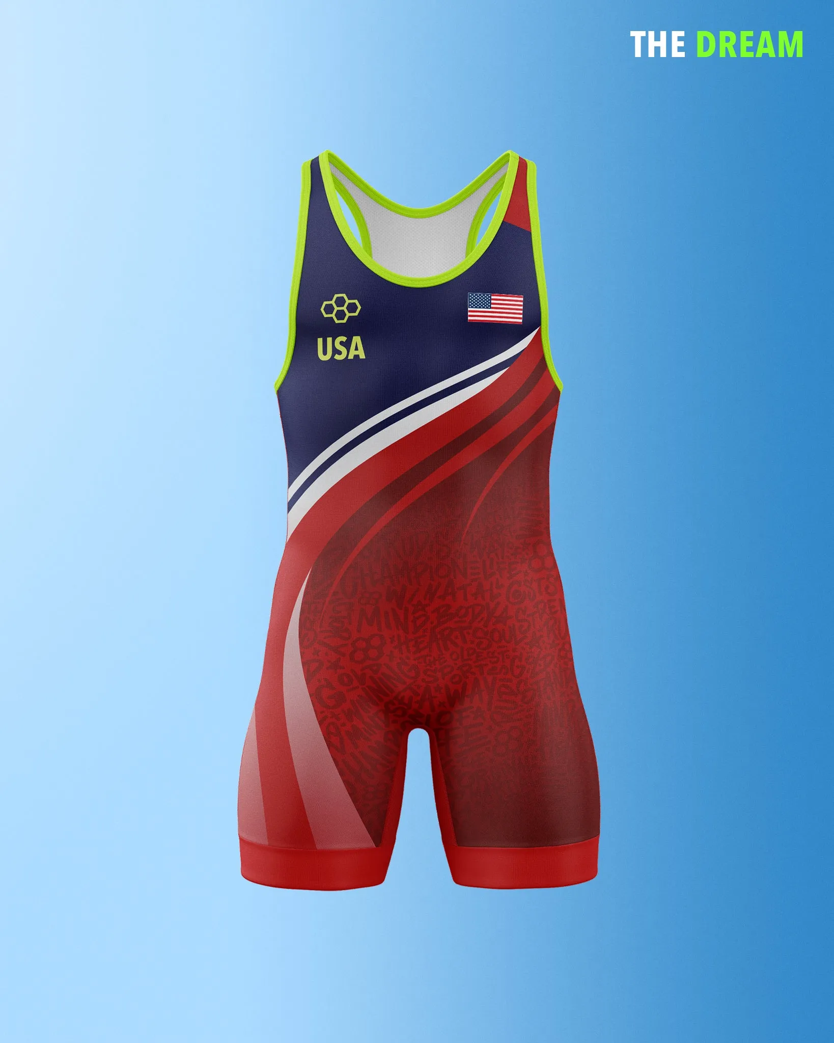 RUDIS The Dream Elite Wrestling Singlet