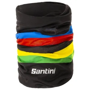 Santini UCI Official Rainbow Stripes Neck Warmer