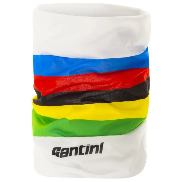 Santini UCI Official Rainbow Stripes Neck Warmer