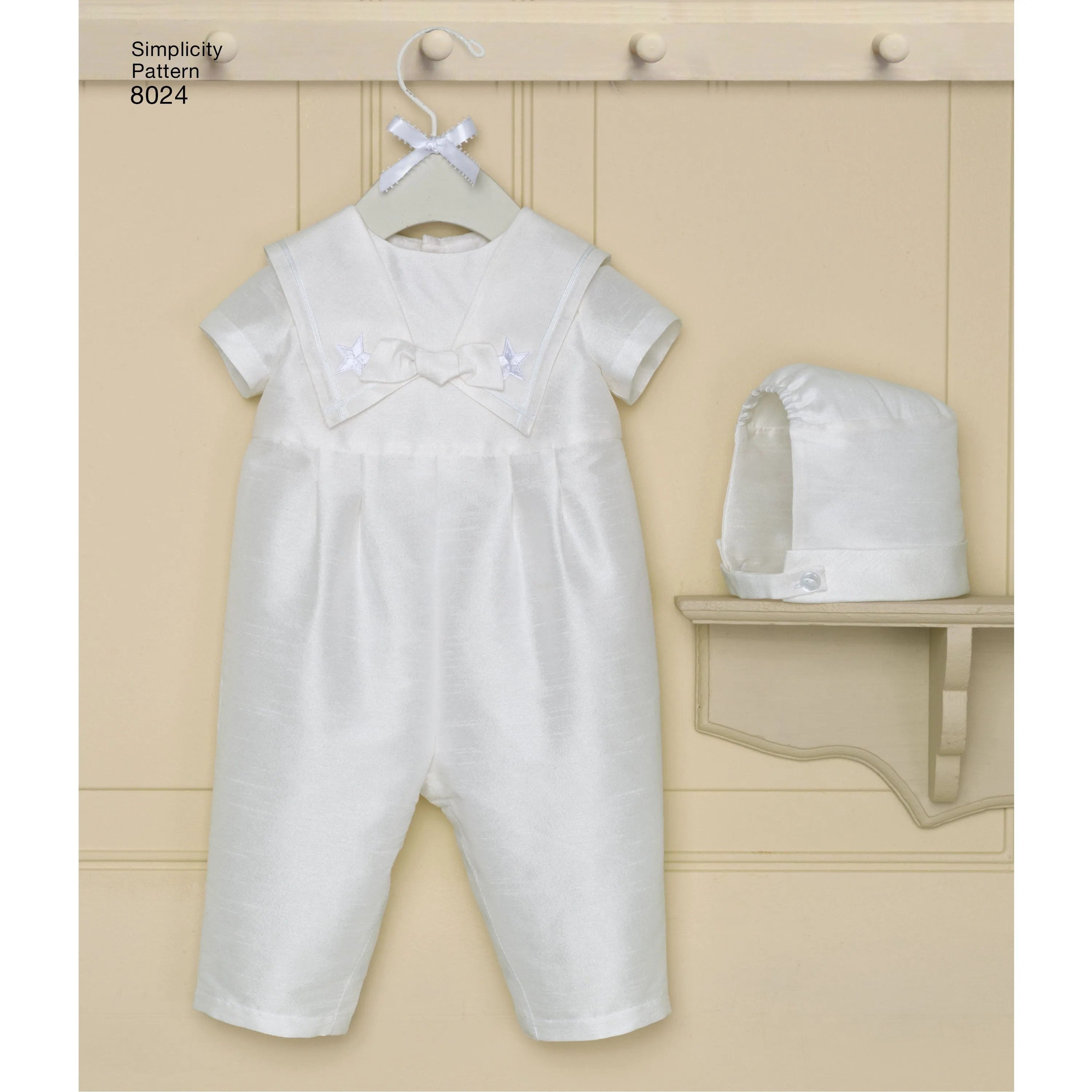 Simplicity Pattern 8024 classic christening gowns pattern