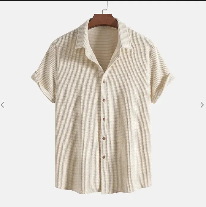 Solid Vintage Loose Shirt