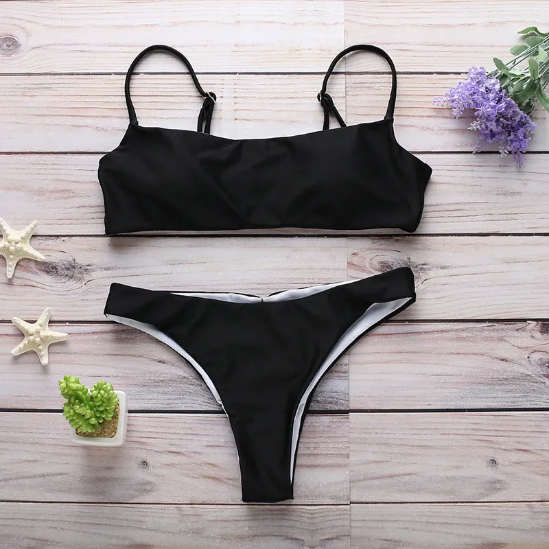 Square Neck Hot Two-Piece Bikini