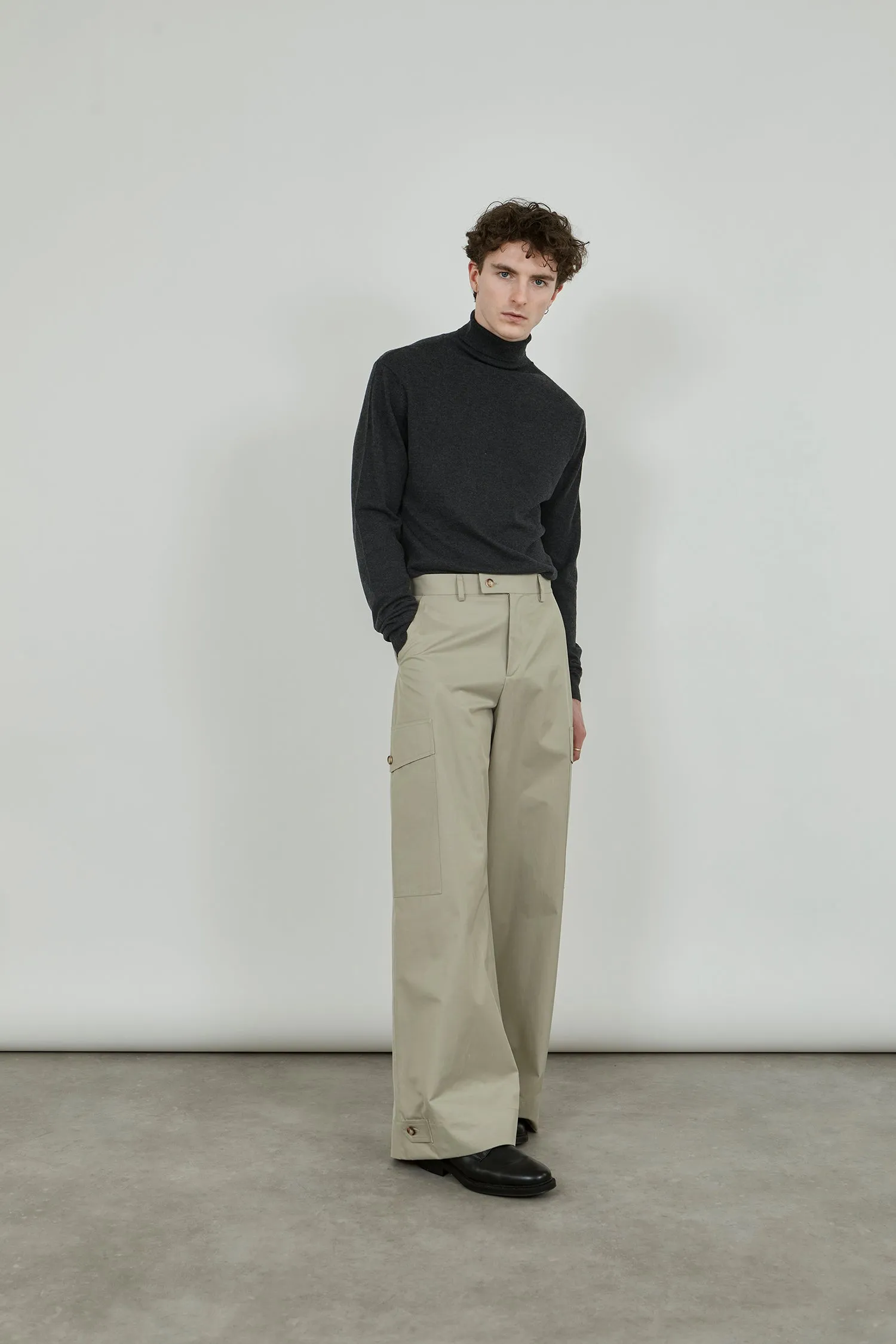 Stein trousers | Beige - Water repellent organic cotton