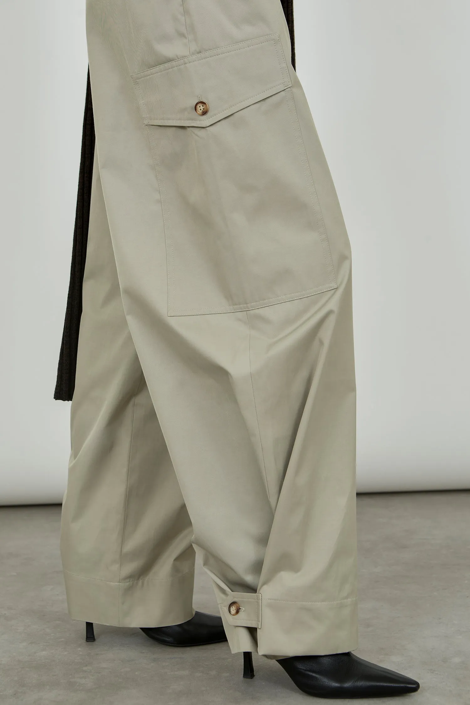 Stein trousers | Beige - Water repellent organic cotton