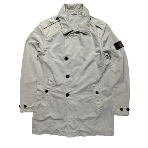 Stone Island David-TC Cream Trench Jacket