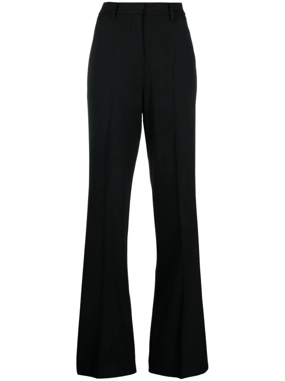 straight-leg tailored trousers