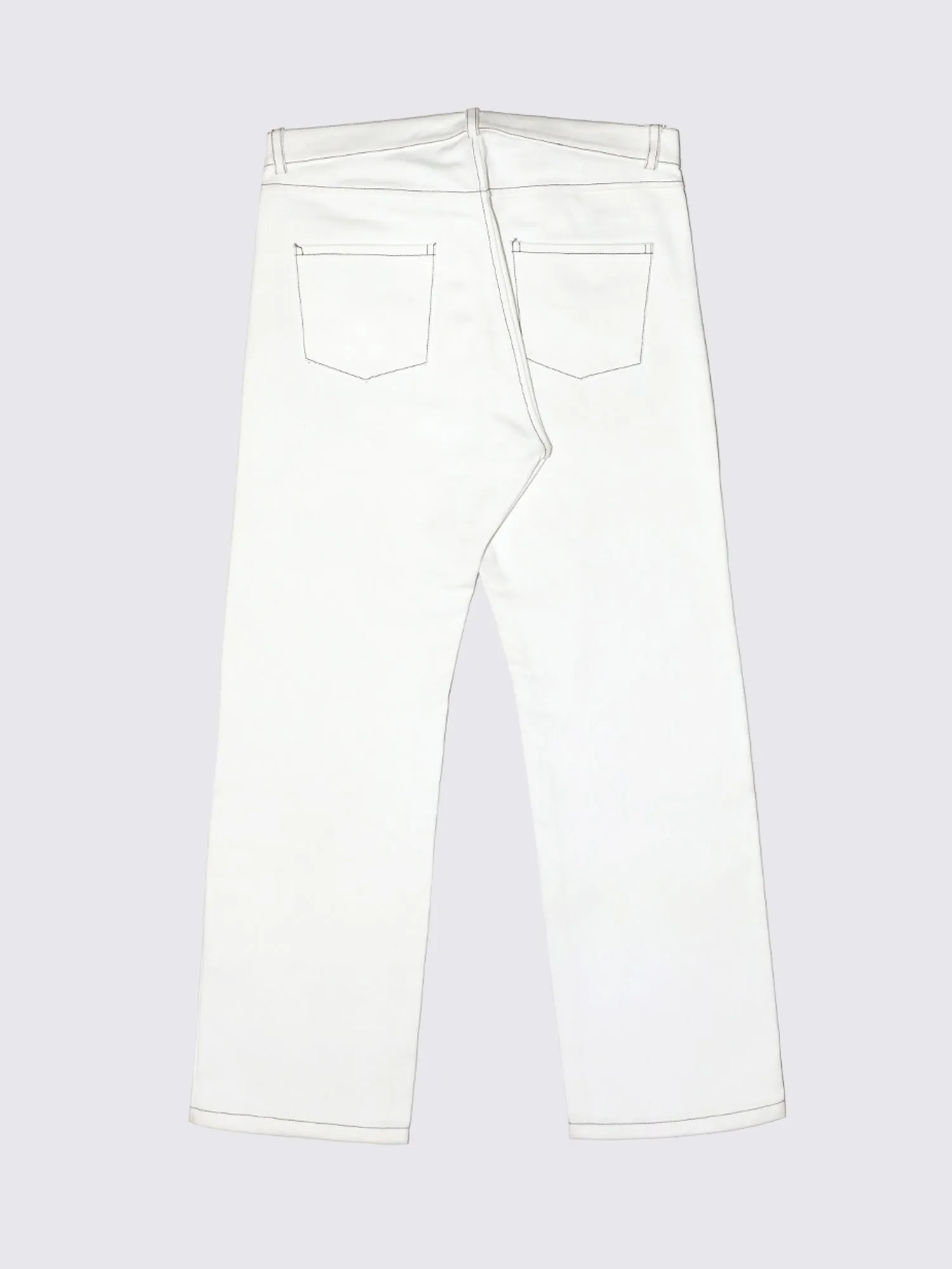 Straight Leg Trouser - Primrose