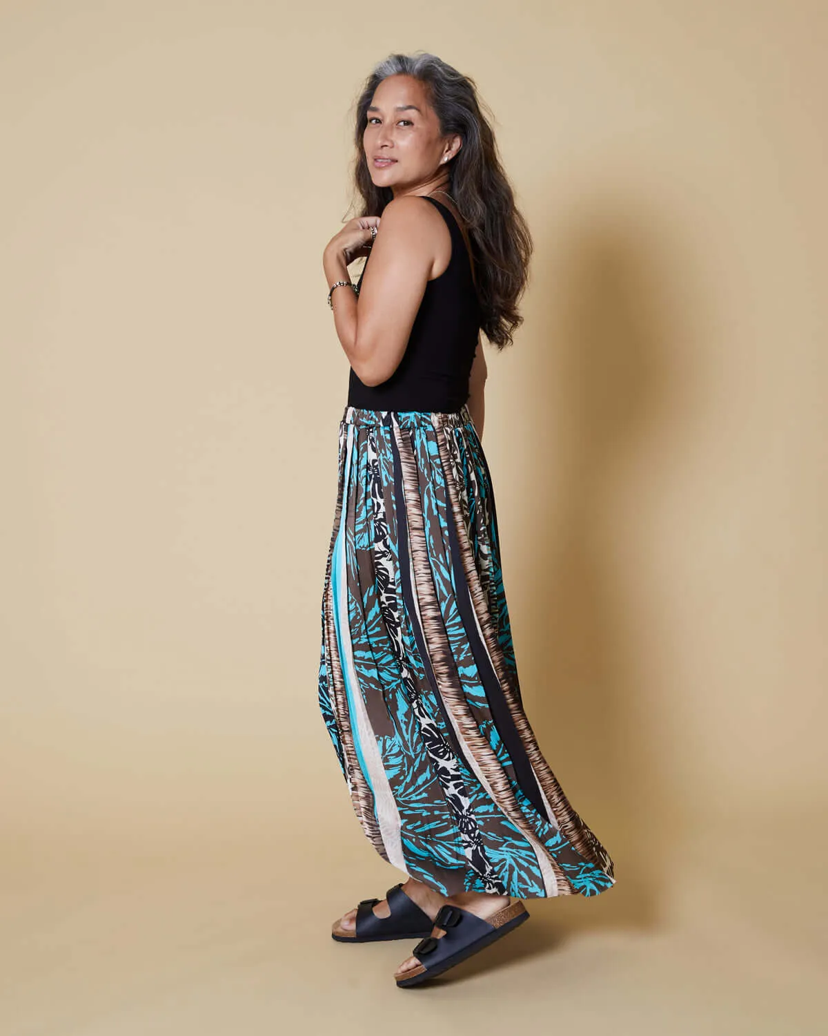 Tiki Pleat Madison Skirt