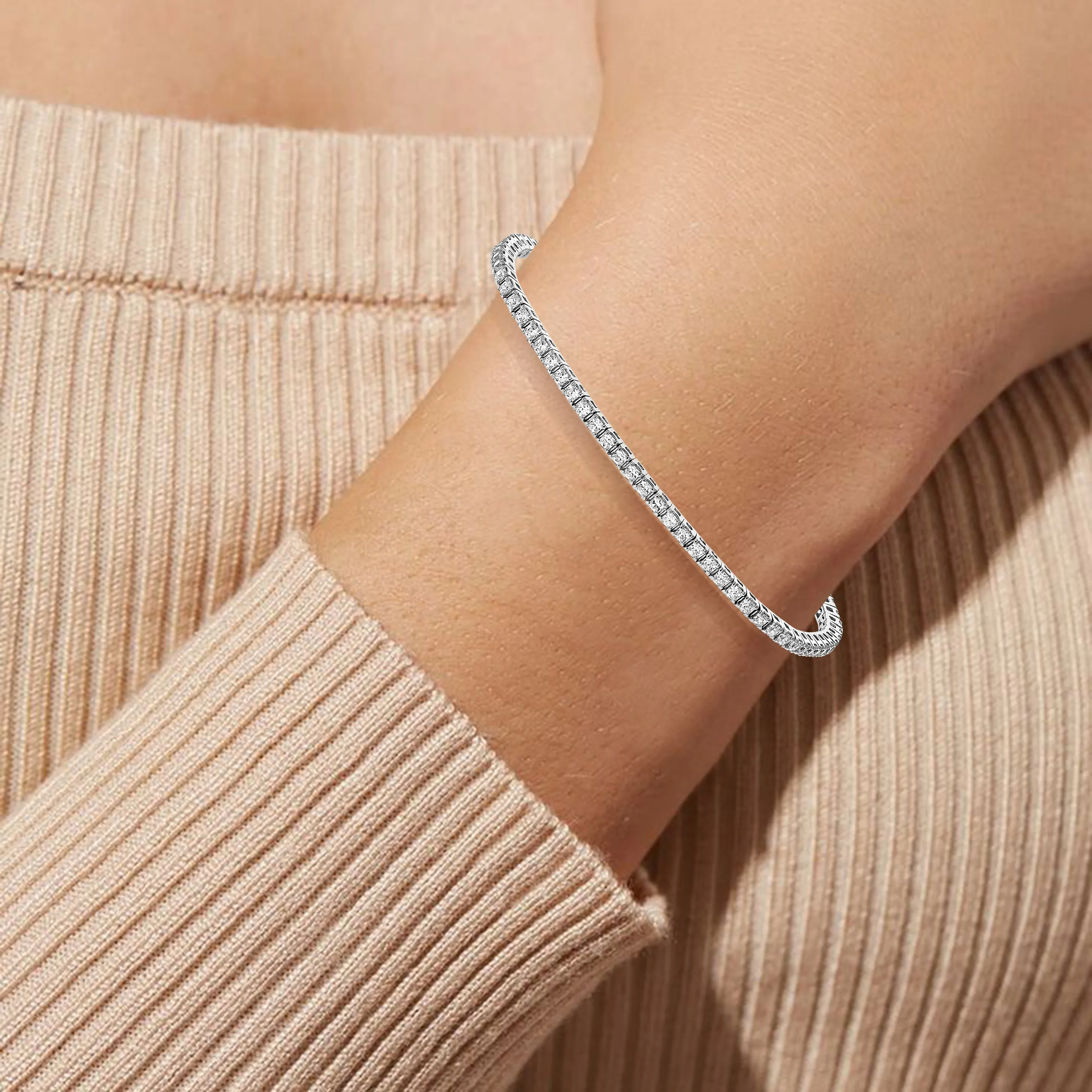 Timeless Diamond Tennis Bracelet in 14K Gold