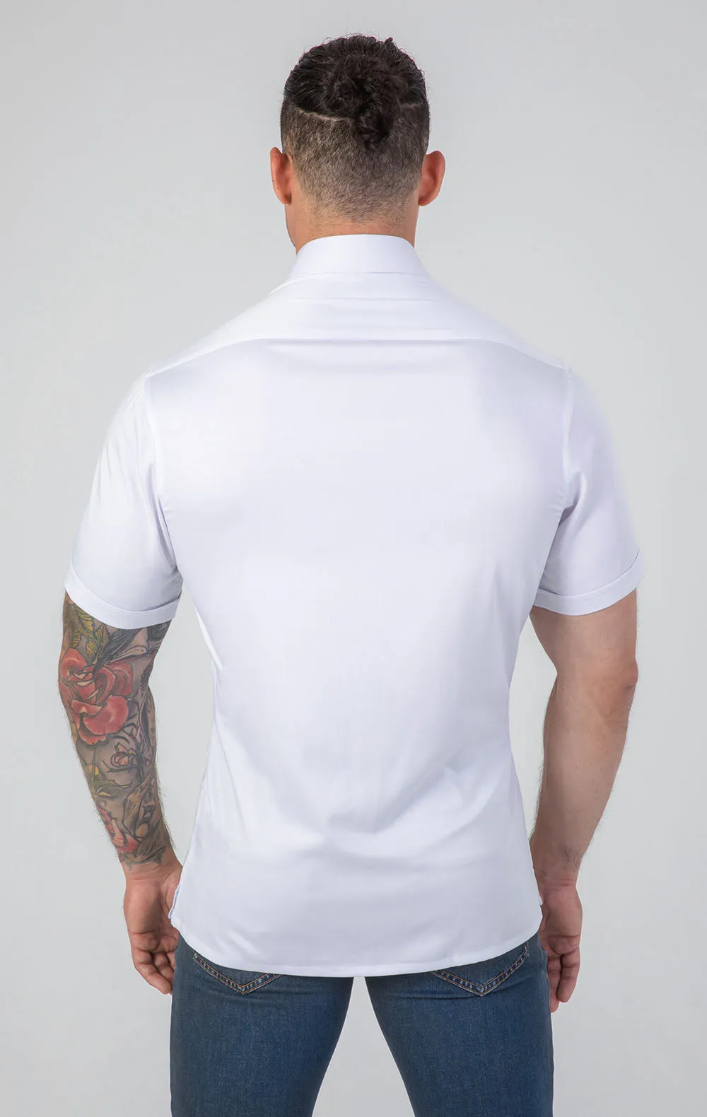 VFIT5 Short Sleeve Bamboo Shirts : White