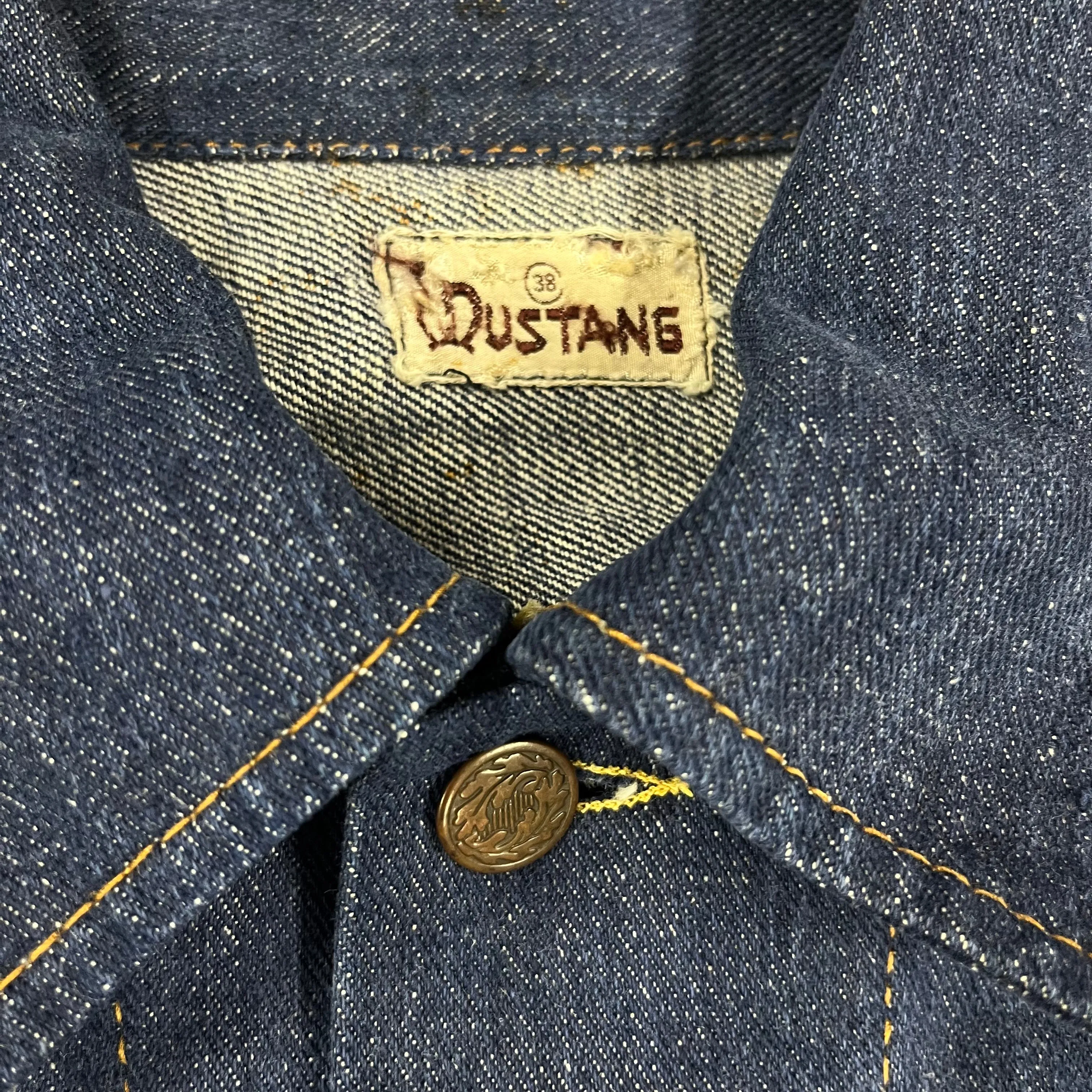 Vintage Mustang "Denim" Biker Jacket