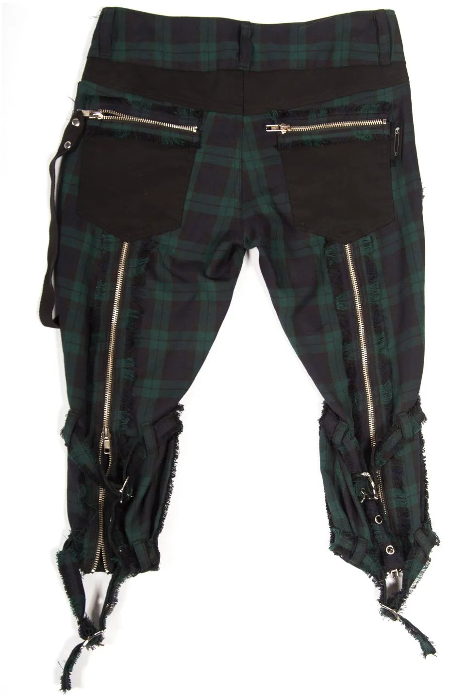 Vintage Punk & Disorderly Green Capri Pants