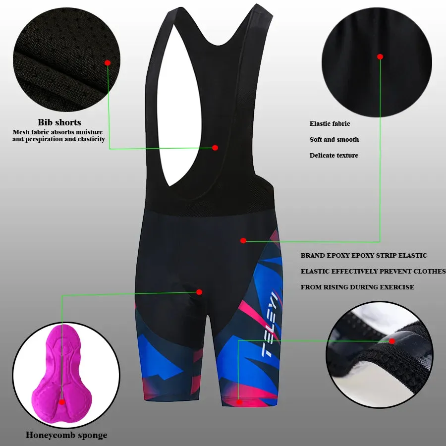 Women Cycling Jersey Set 2023 Summer Breathable Short Sleeve Cycling Clothing Quick-Dry MTB Bike Cycling Clothes Suit