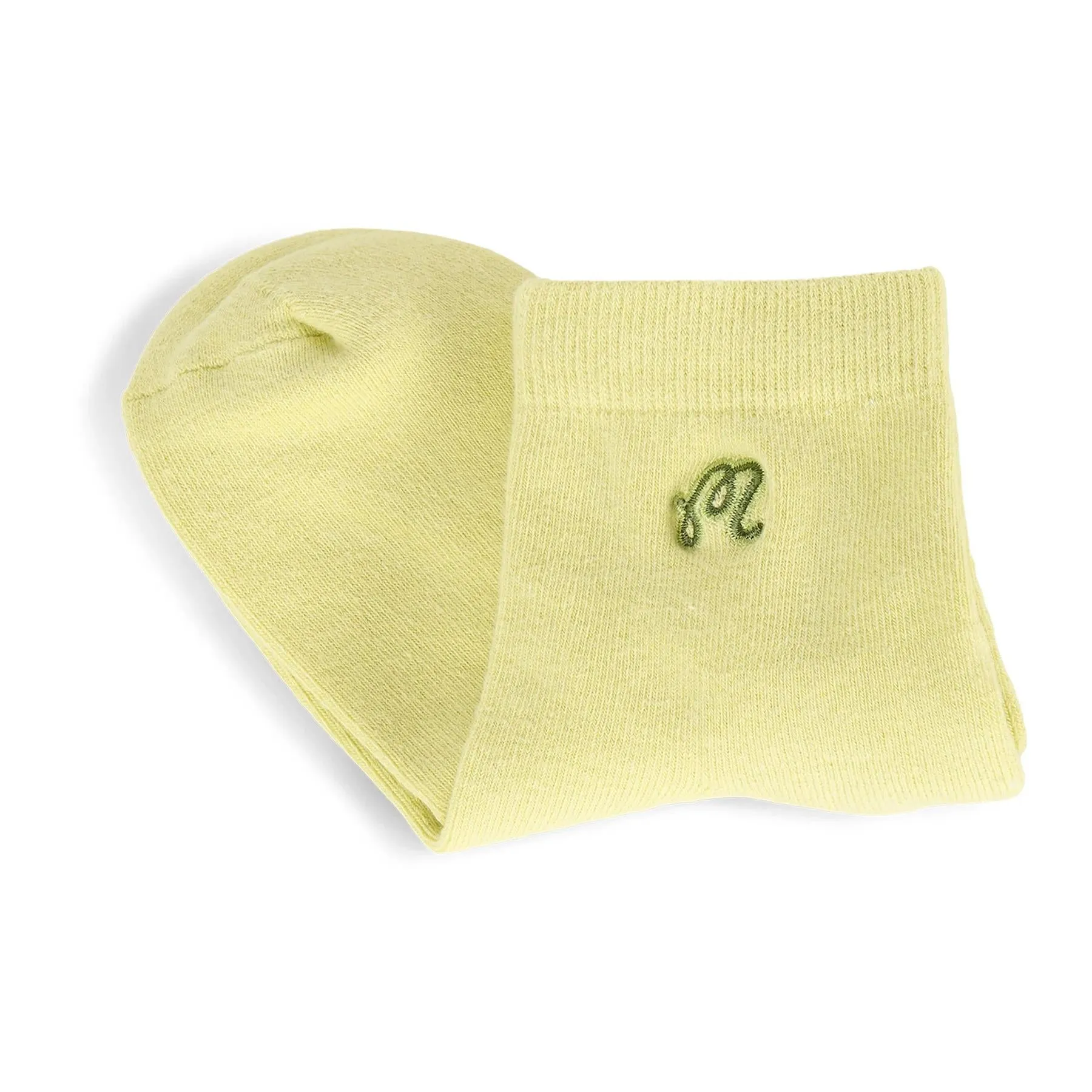 Womens Capri Ankle Socks Lime Sherbet - AW24