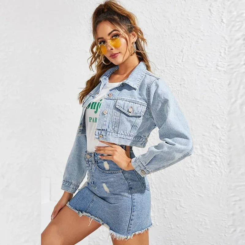 Women's Edgy Denim Jacket