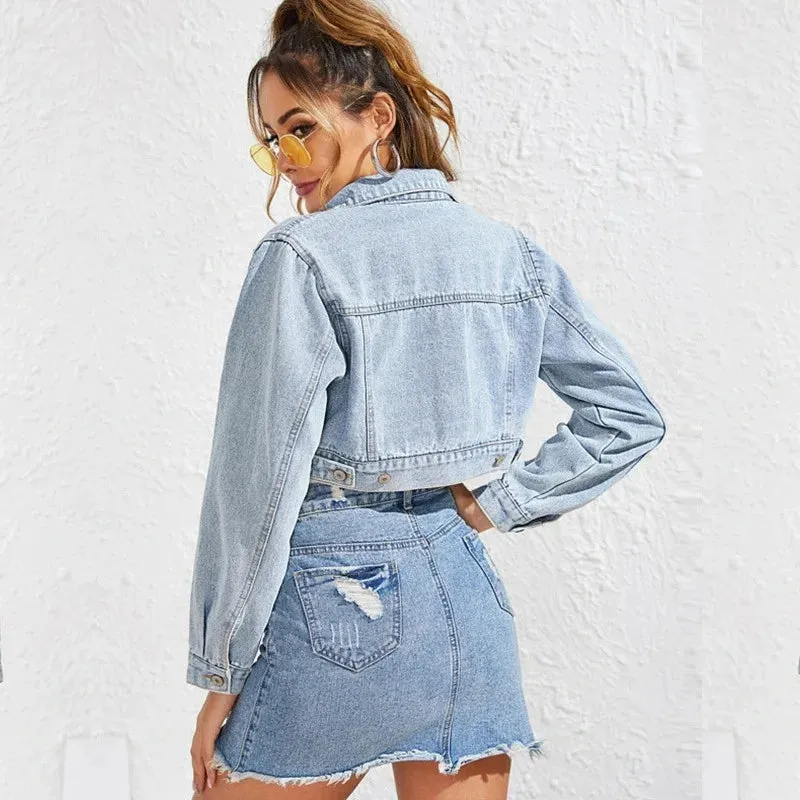 Women's Edgy Denim Jacket