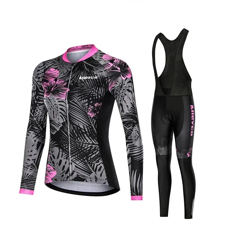 Women's Long Sleeved Cycling Suit