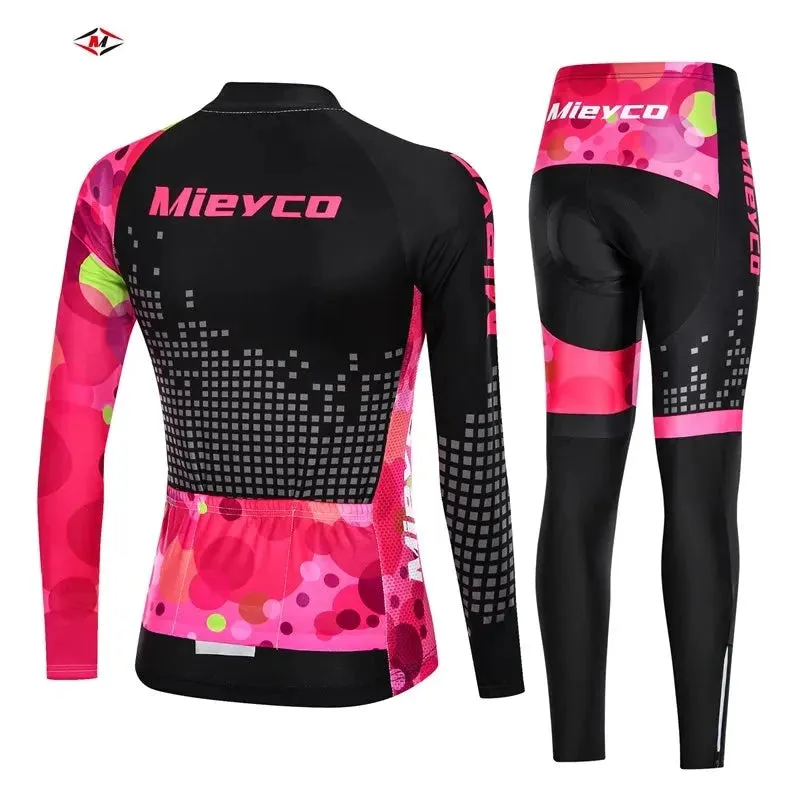 Women's Long Sleeved Cycling Suit