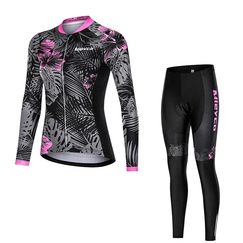 Women's Long Sleeved Cycling Suit