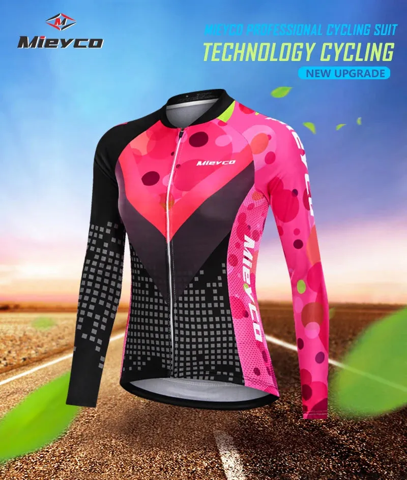 Women's Long Sleeved Cycling Suit