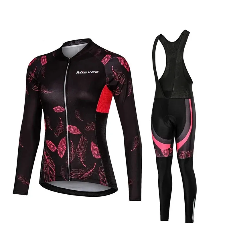 Women's Long Sleeved Cycling Suit