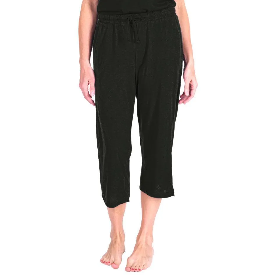 Women's Moisture Wicking Mix and Match Drawstring Capri Pant