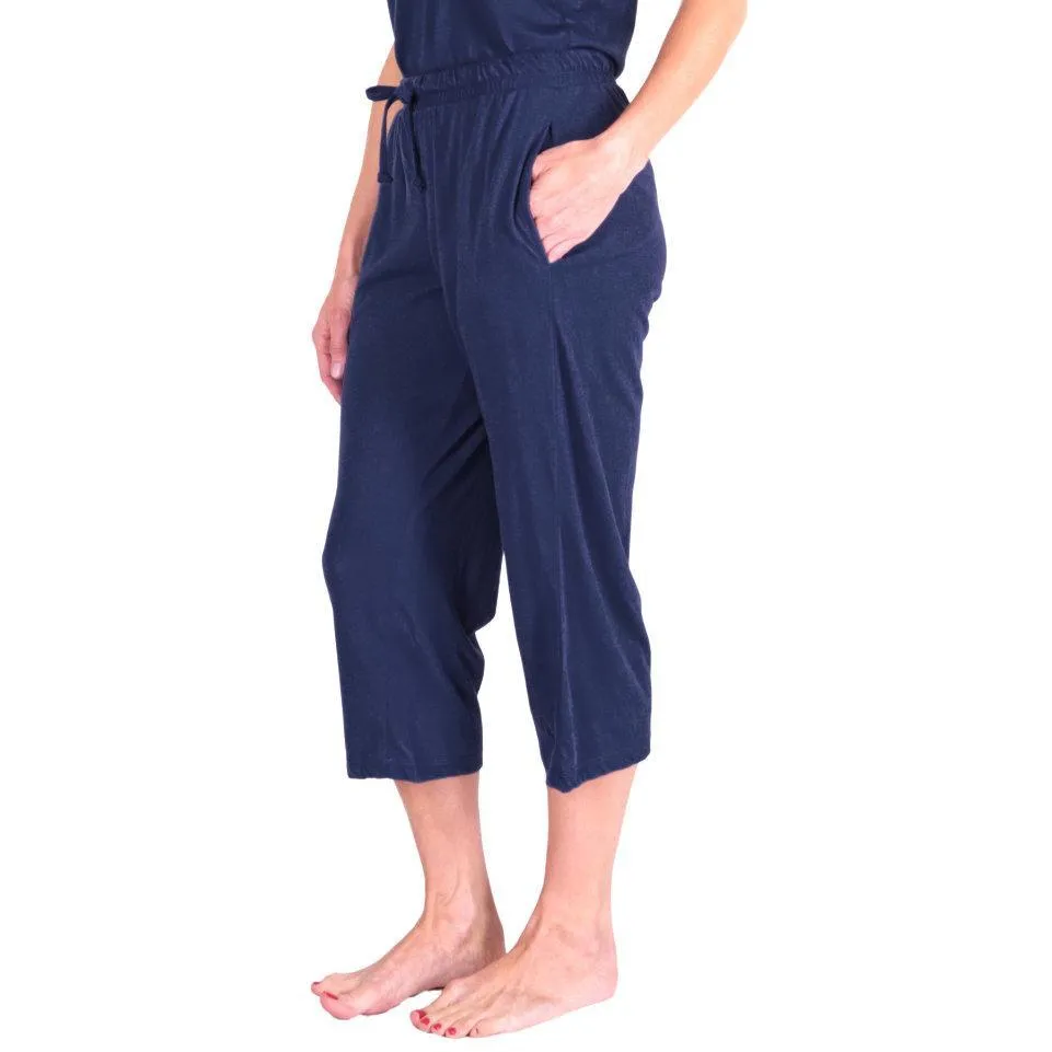 Women's Moisture Wicking Mix and Match Drawstring Capri Pant