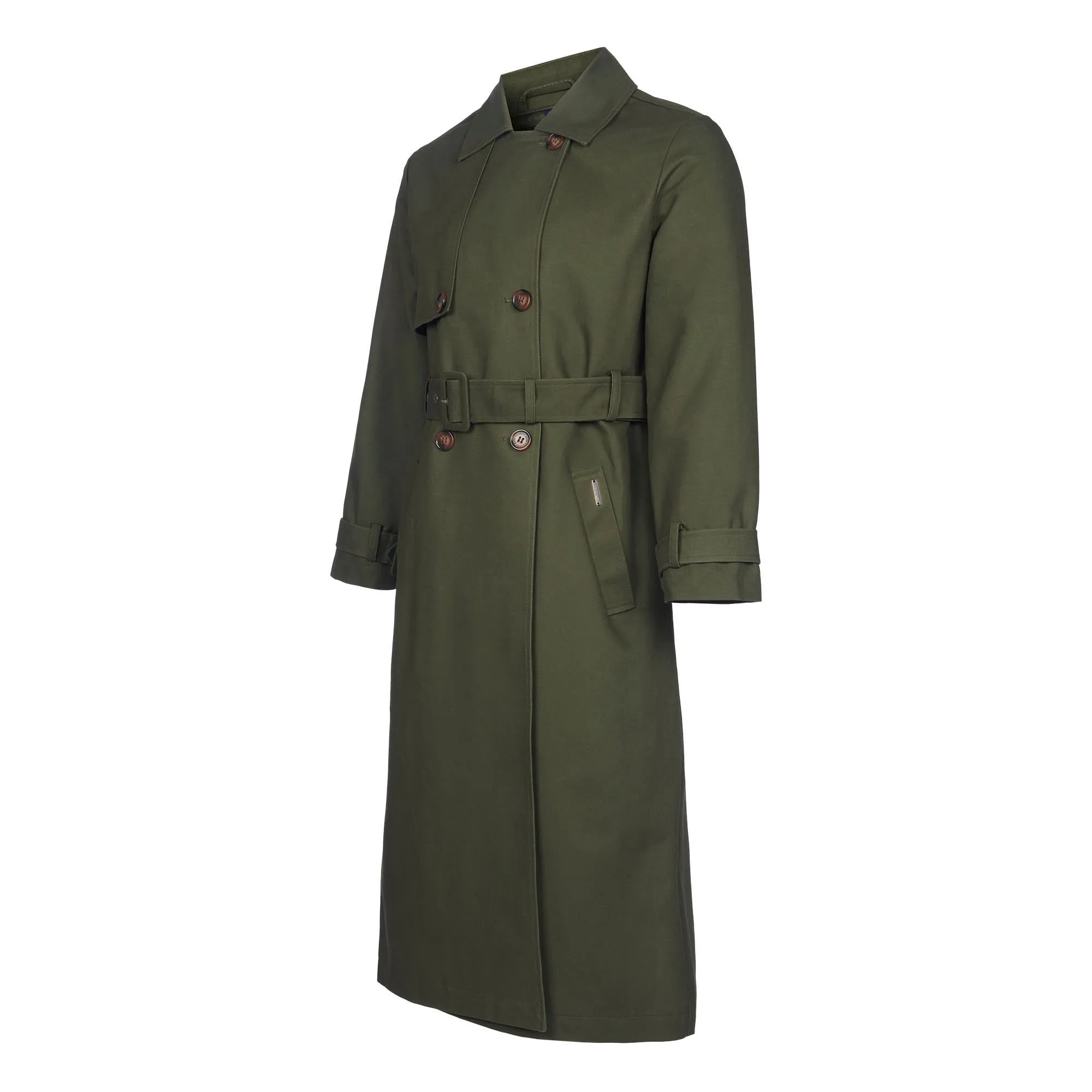 Womens Trench Coat in Forest Night