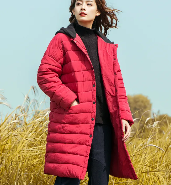 Wool Hood Women Winter Any size Down Jacket Women Down Coats