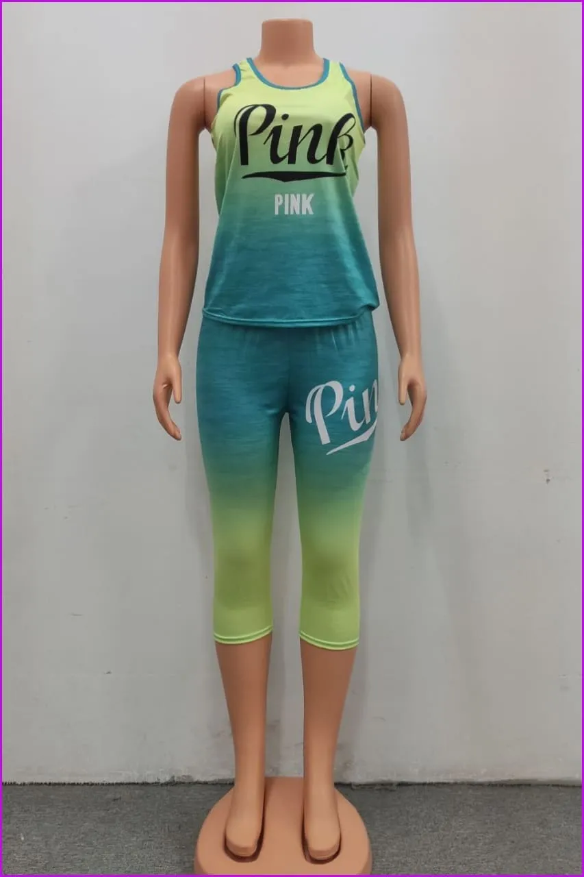 Yoga Sport Wear Two Pieces Set F2284