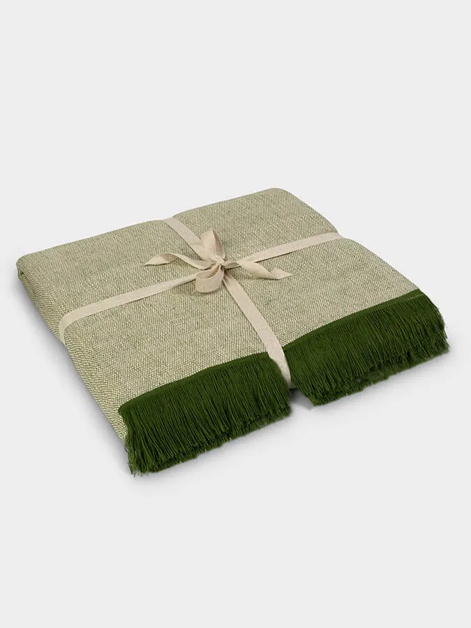 Yoga Studio GOTS Organic Cotton Two Toned Yoga Blanket