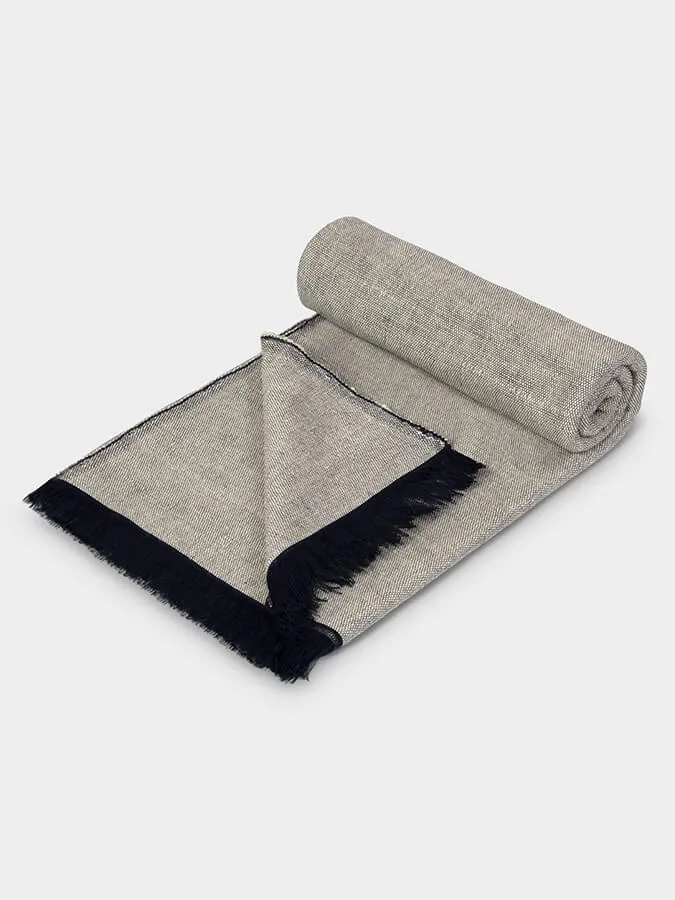 Yoga Studio GOTS Organic Cotton Two Toned Yoga Blanket